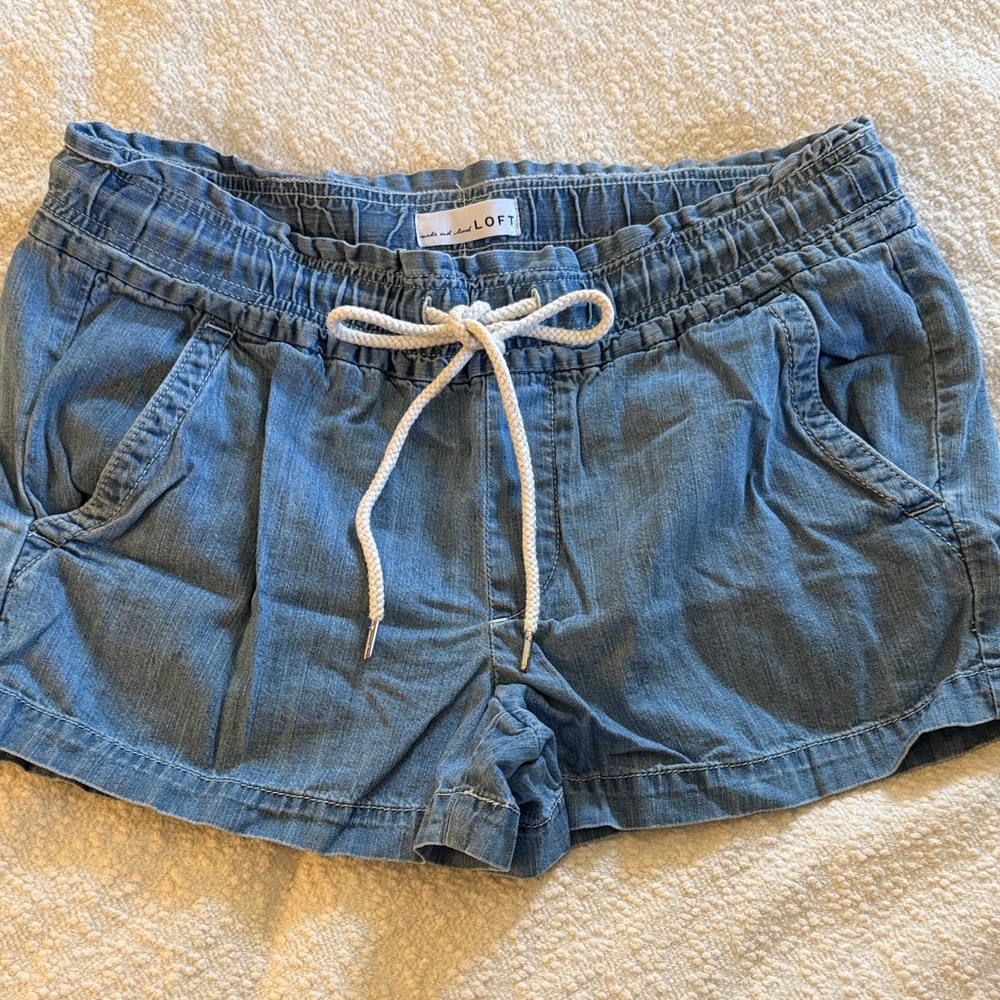 LOFT Women's Casual Blue Jean Shorts